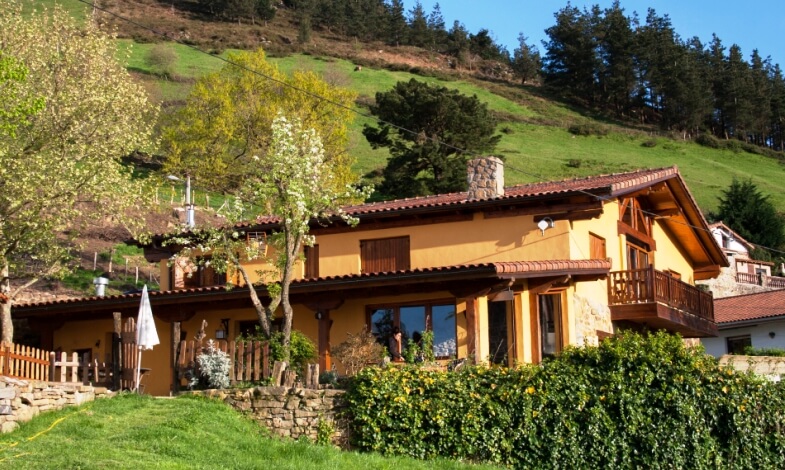Casa rural Gailurretan en Bizkaia